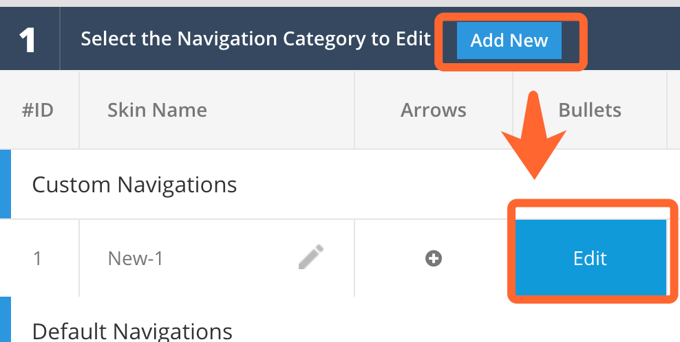 新增 然后在bullets下方点击+