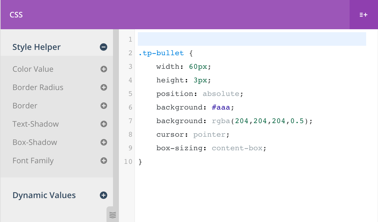 css中加入如下代码