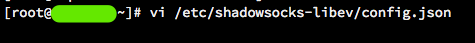 shadowsocks config