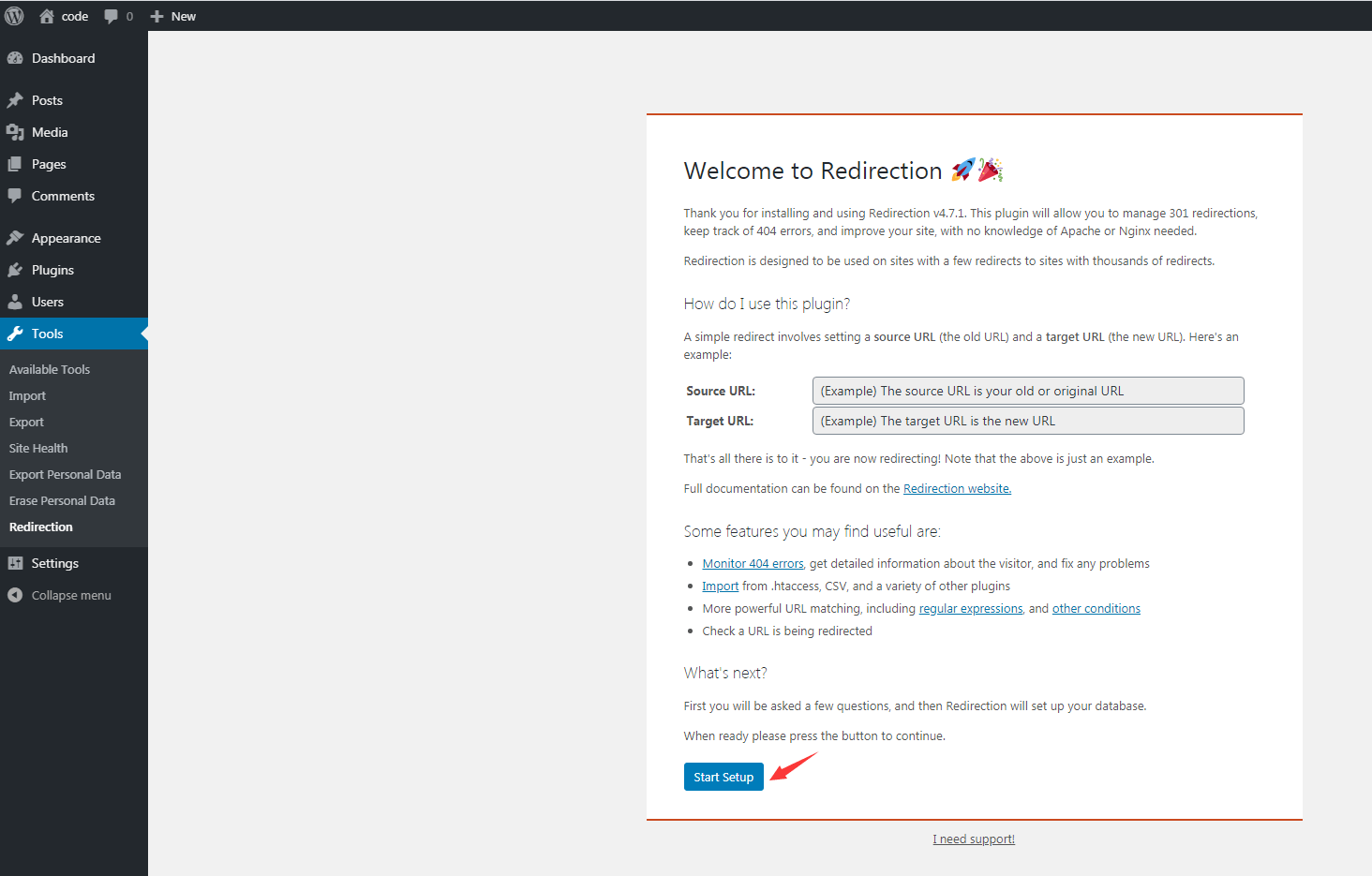 wordpress 301 plugin redirection