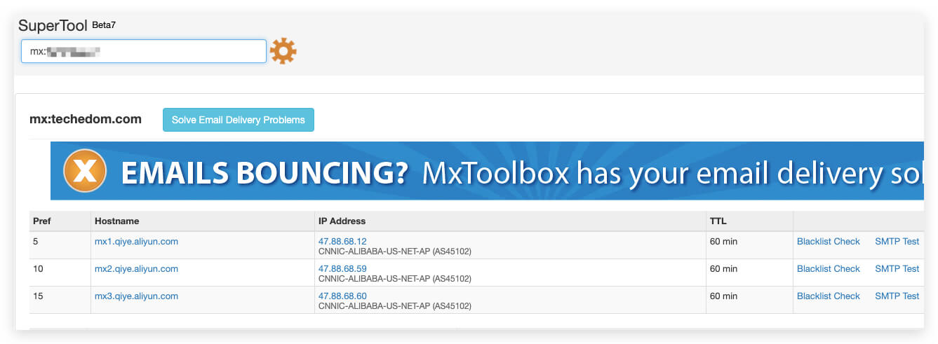 邮箱解析成功检测工具