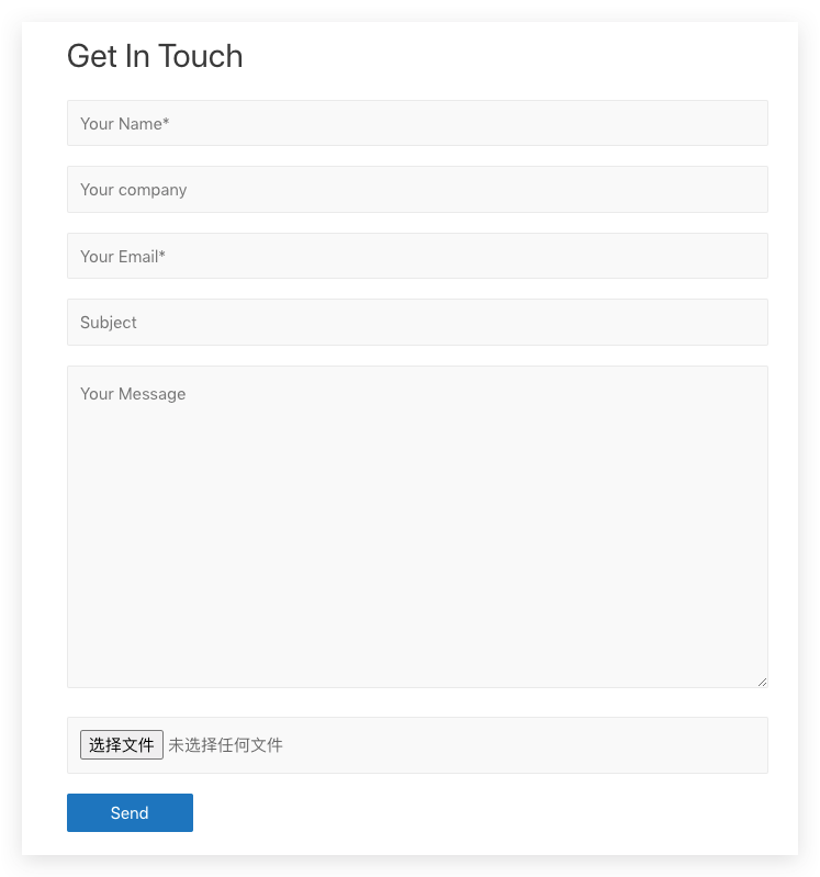 contact form 7 setting