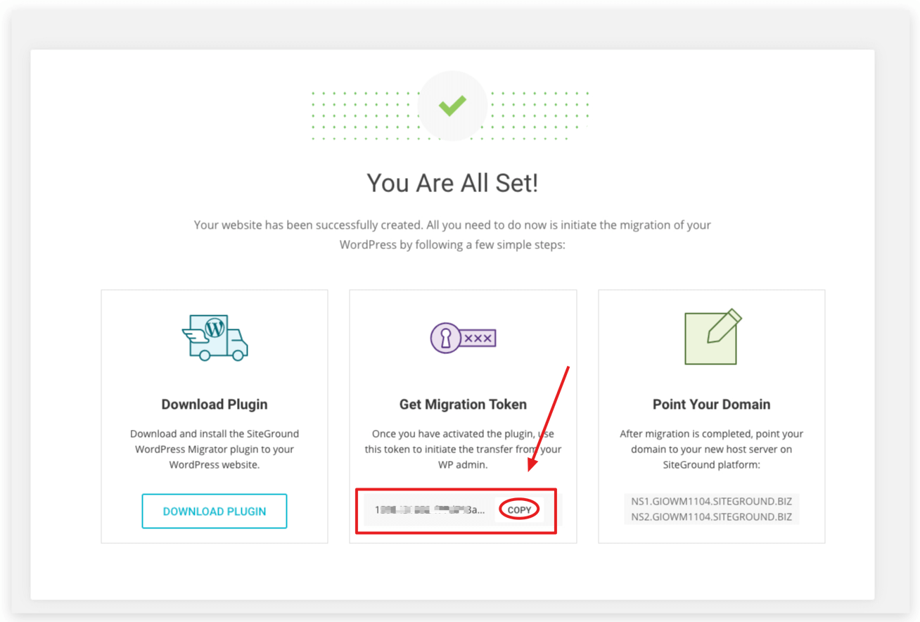 migrate to siteground
