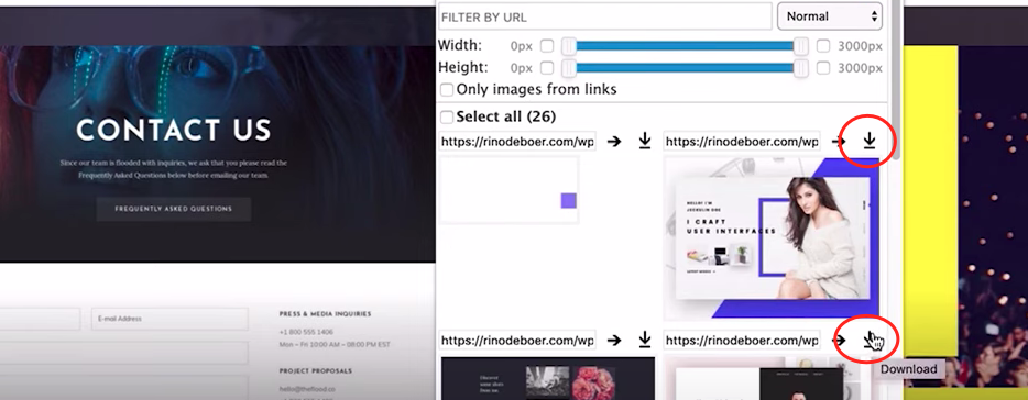 web design chrome plugin